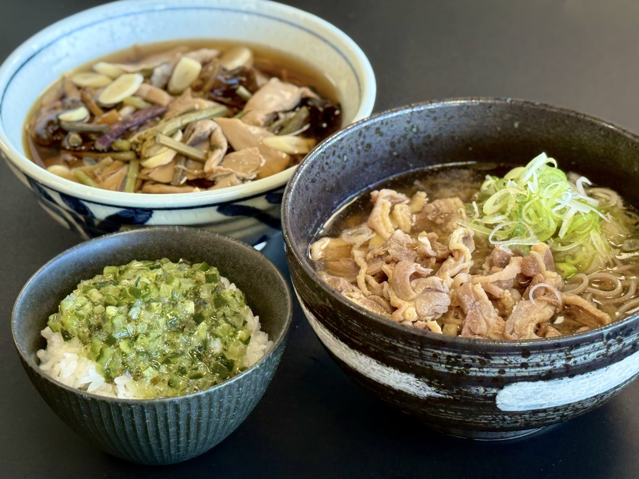 ひんやり山菜おろしそば