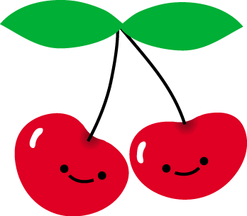 桜とさくらんぼのイラスト無料イラスト素材素材ラボ