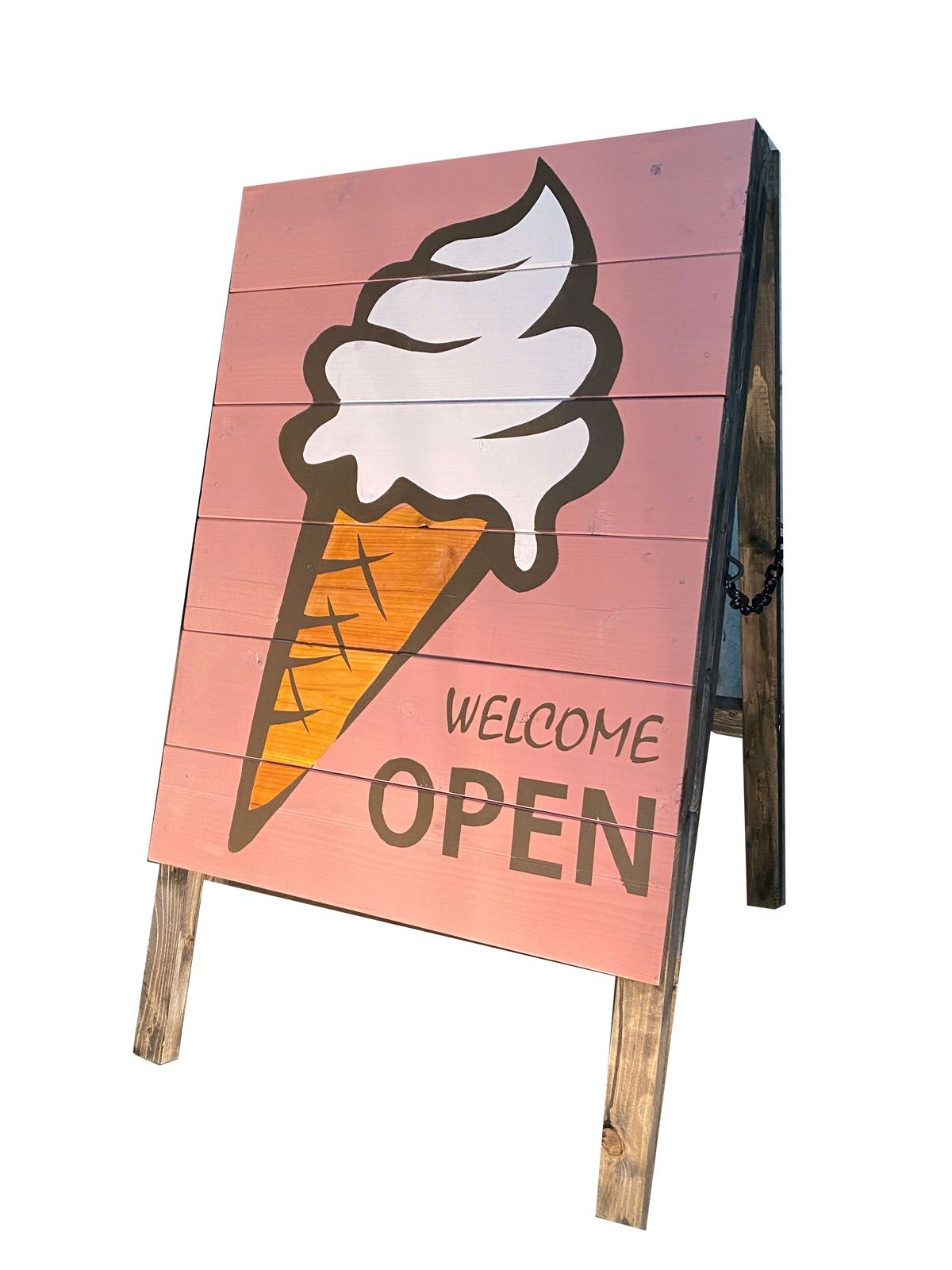 醤油ソフトクリーム 看板PAO・FEEL株式会社パオ・フィール