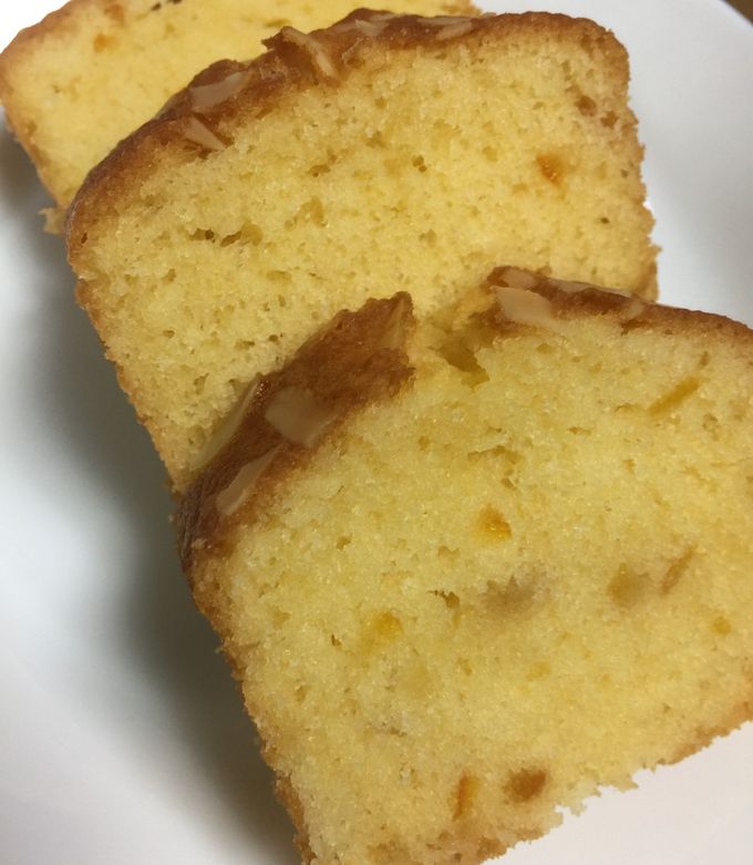 オレンジピールとアールグレイのパウンドケーキ