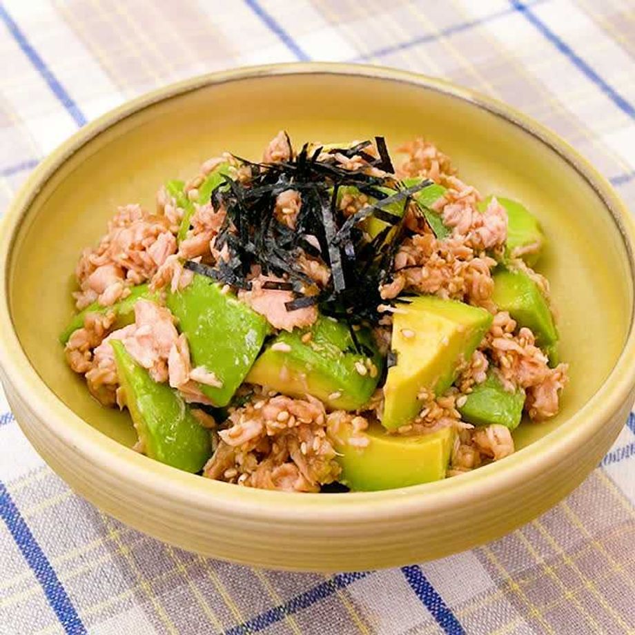 レシピ 塩こんぶとごま油で！ツナ缶とアボカドのナムル！ - しにゃごはん blog