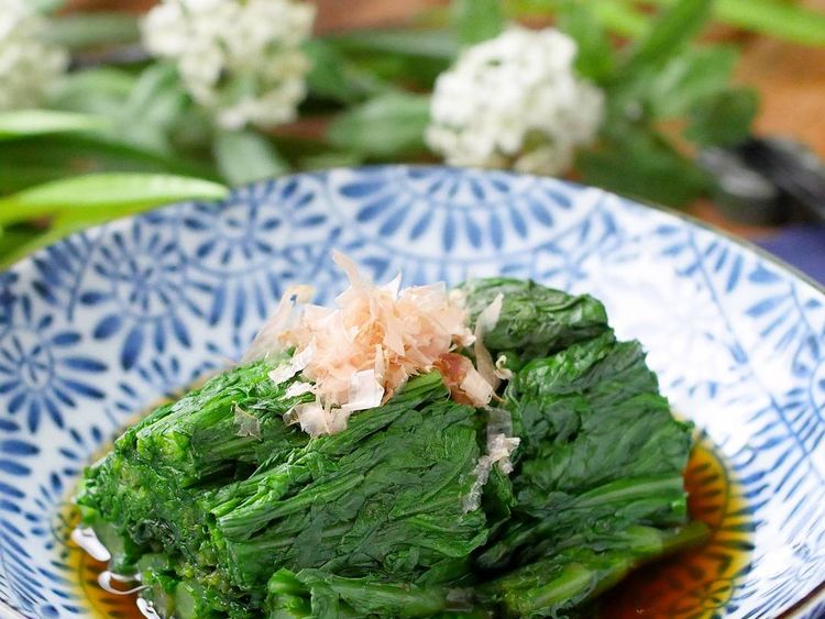 野菜ひとつ 春菊のおひたし