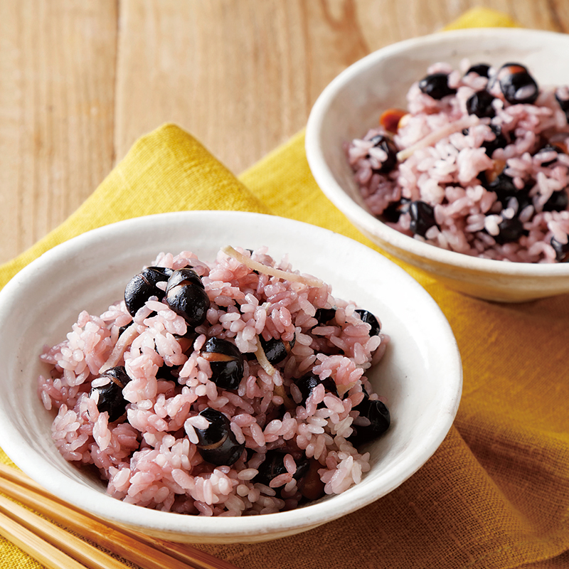簡単シンプルな黒豆ご飯