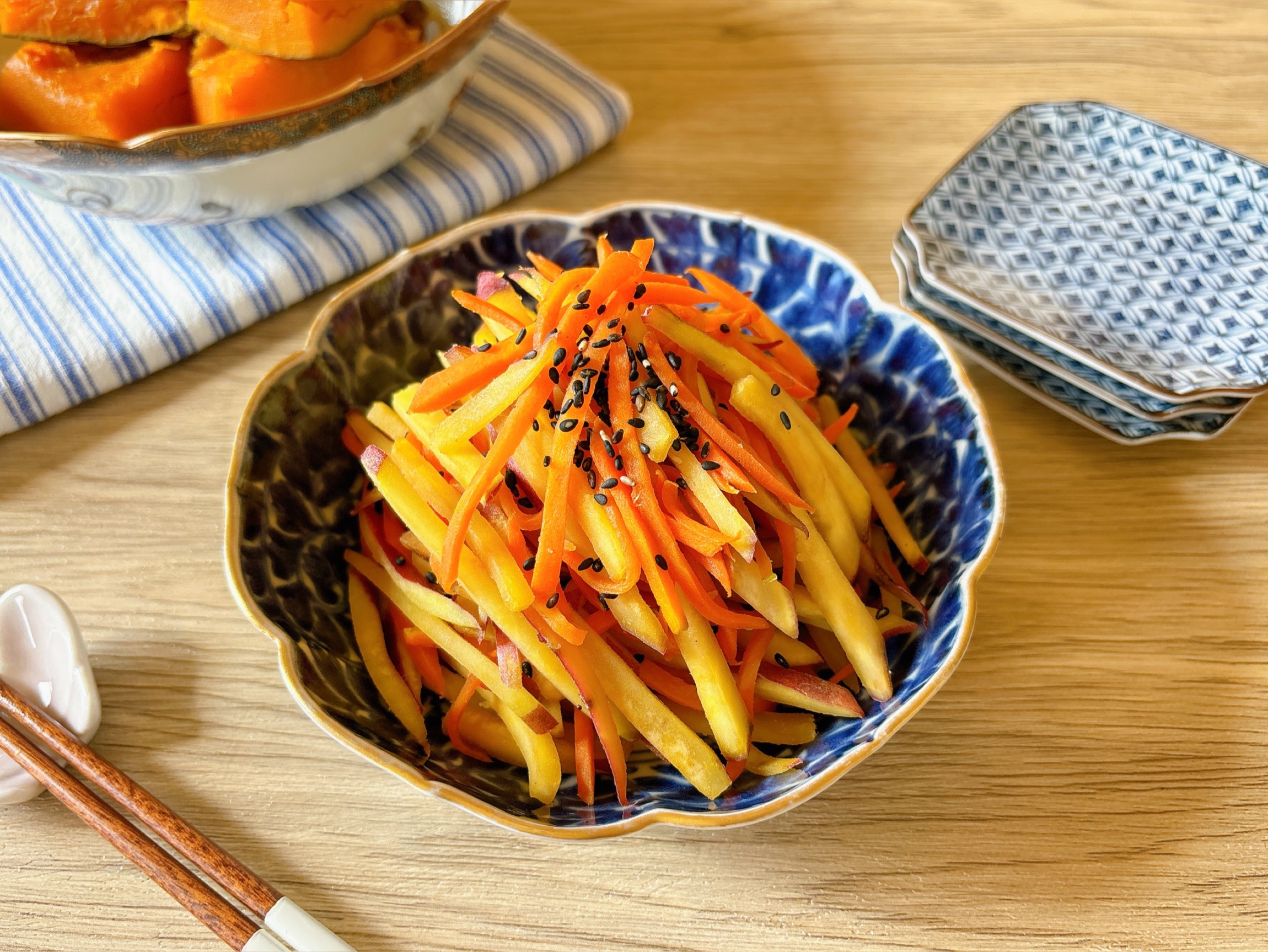 さつまいものバターきんぴら 人気の副菜