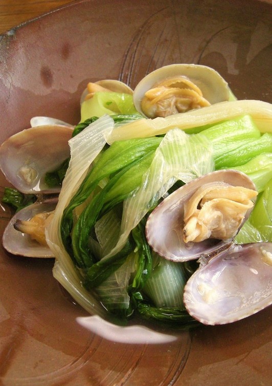 「あさりと豚肉の酒蒸し」の献立