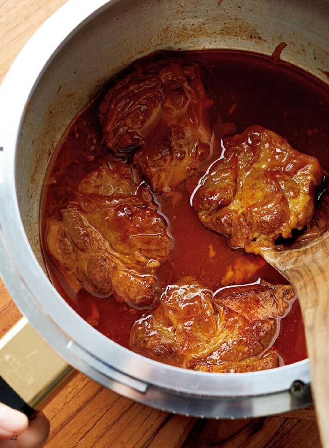 2時間も時短できる圧力鍋でやわらか豚肩ロースの煮込みを作ろうねずみとうさぎのだいどころ