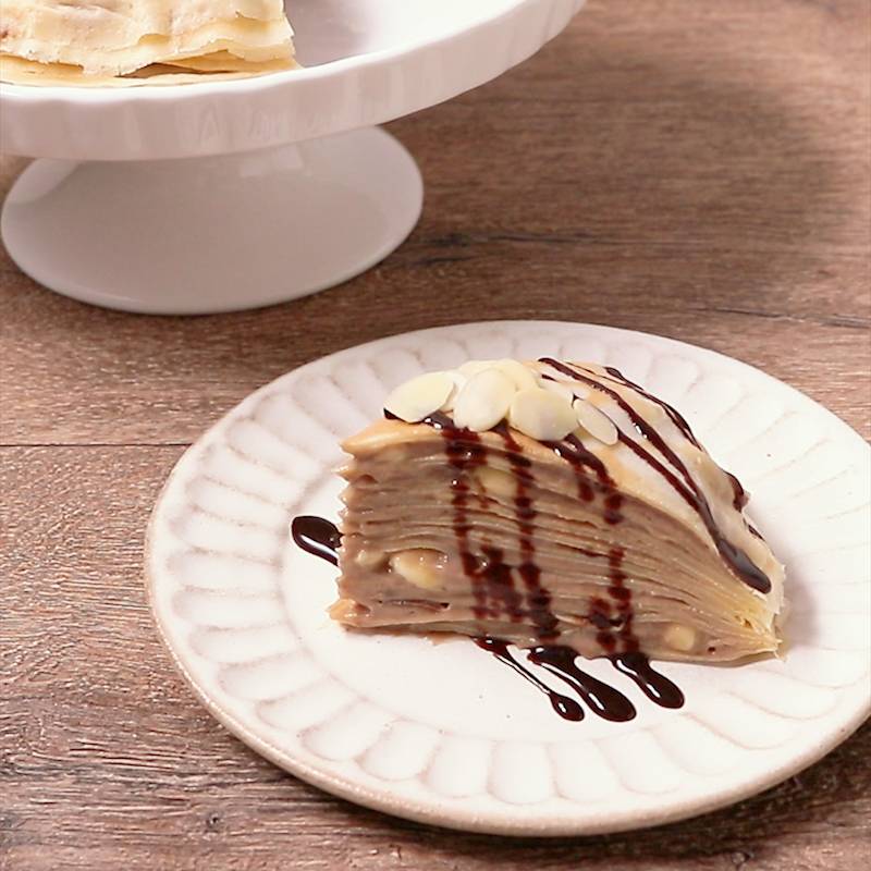 チョコバナナクレープバニラアイス添え くららSnapdish スナップディッシュID:iiz1ua