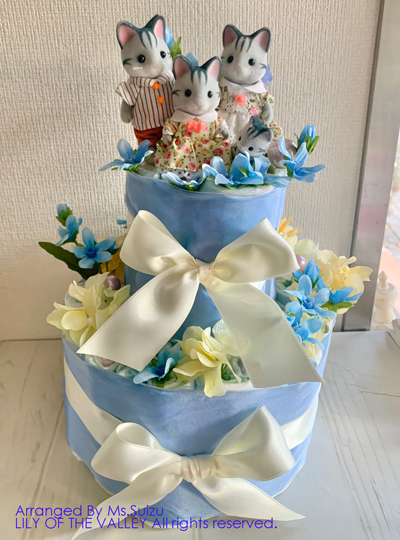 おむつケーキを贈るなら簡単だけどおしゃれに見える作り方を紹介ダンボール遊具・家具専門店 punny