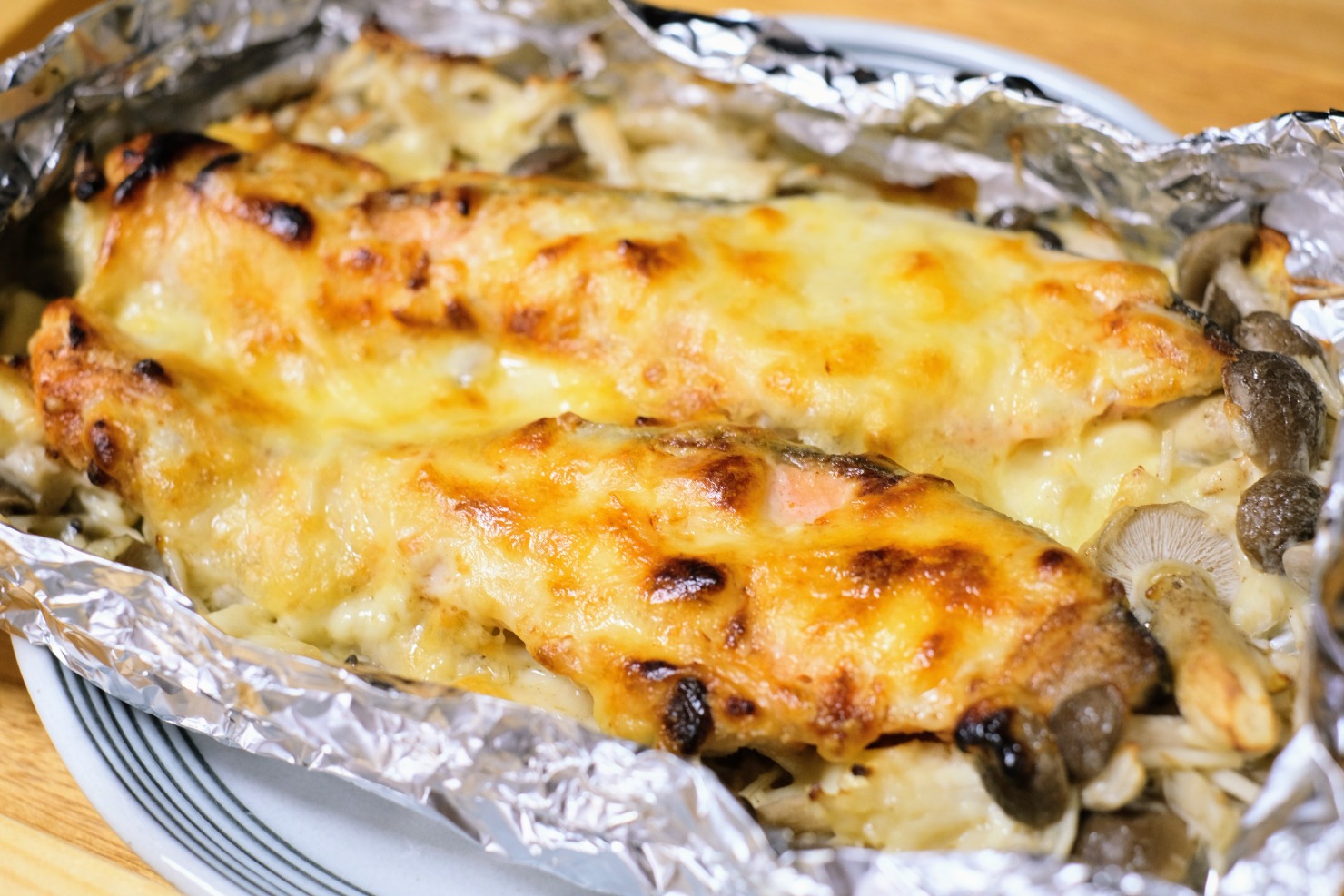 鮭のホイル焼き