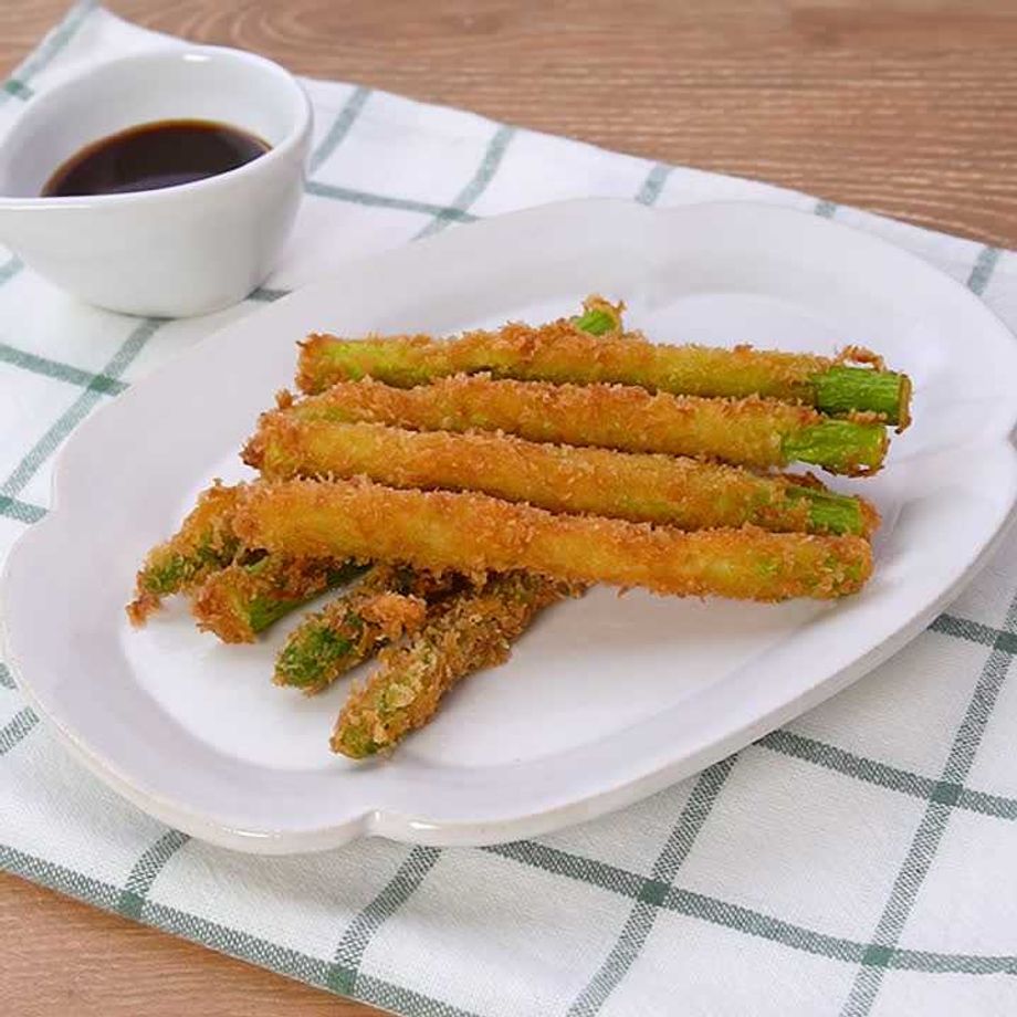 ホワイトアスパラのフライ