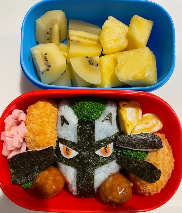 波動の勇者ルカリオ＠ポケモン☆rinのキャラ弁工作☆