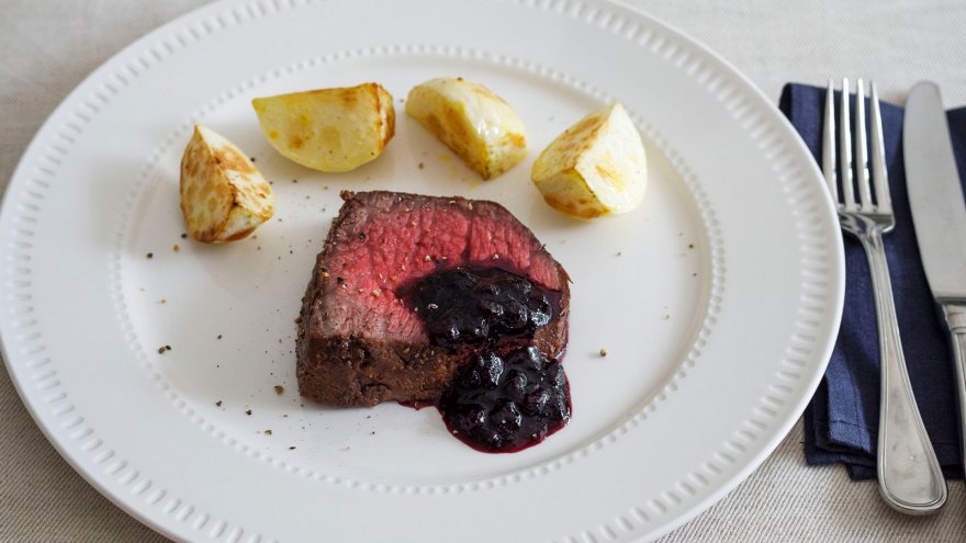 フライパンでローストビーフ