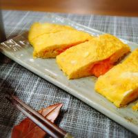 めんつゆで簡単 卵焼き