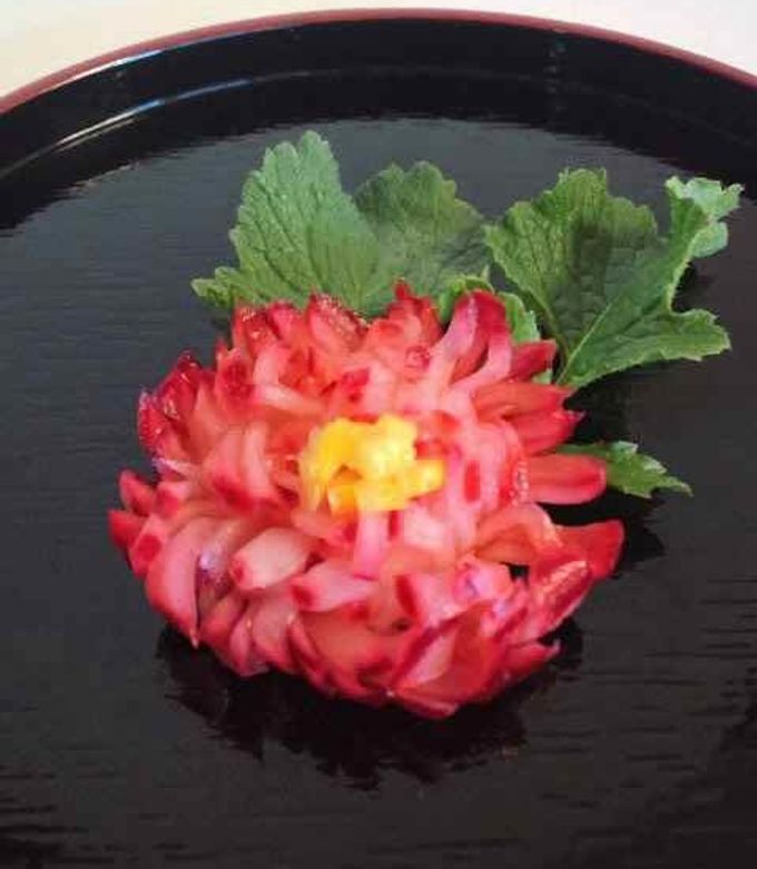 菊花かぶらの甘酢漬けのレシピ 作り方：白ごはん.com