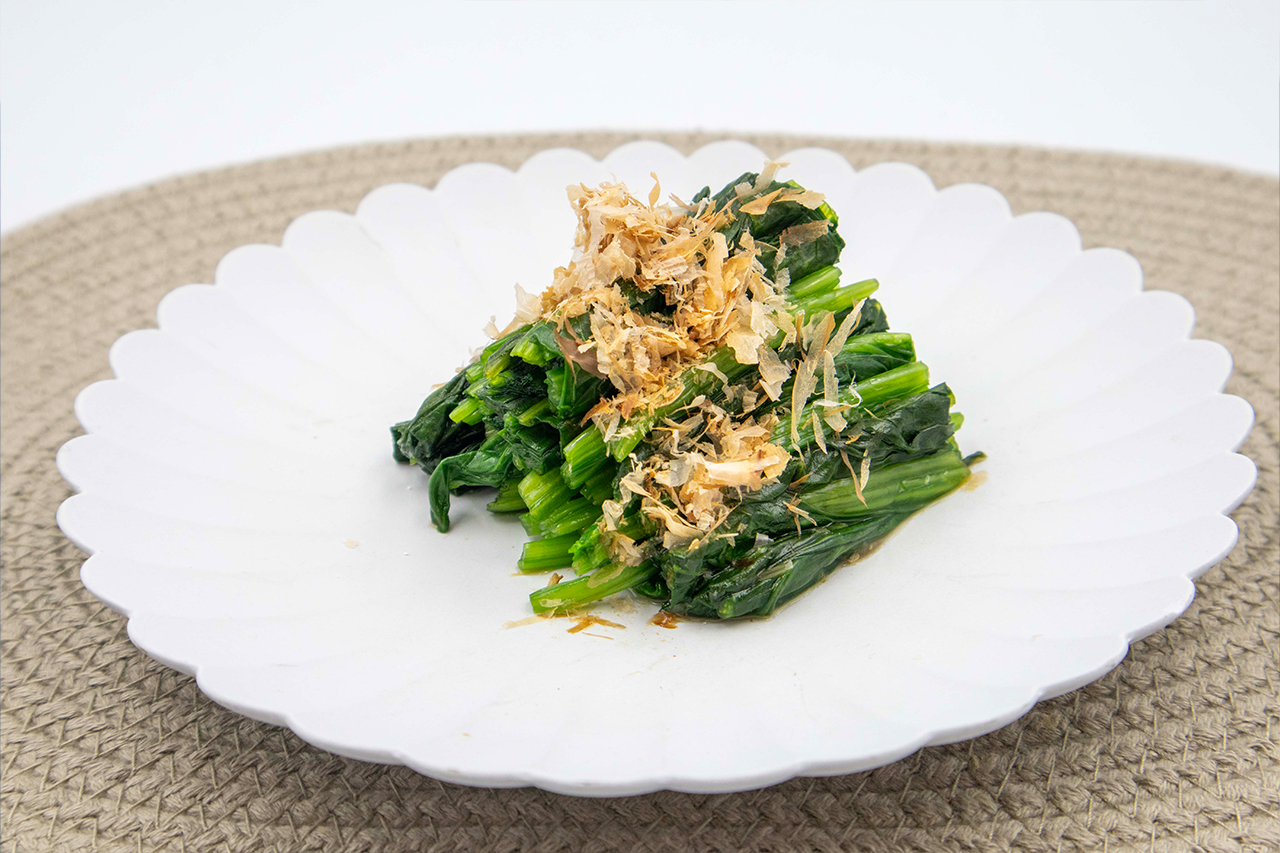 ほうれん草のおひたしカマダレシピ鎌田醤油 かまだしょうゆ 公式通販サイト