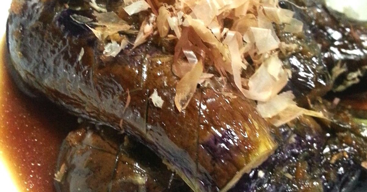 グリルで簡単！なすのホイル味噌焼き ご飯がすすむ♪