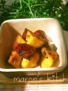 カリカリ止まらない！キューブ大学芋もち