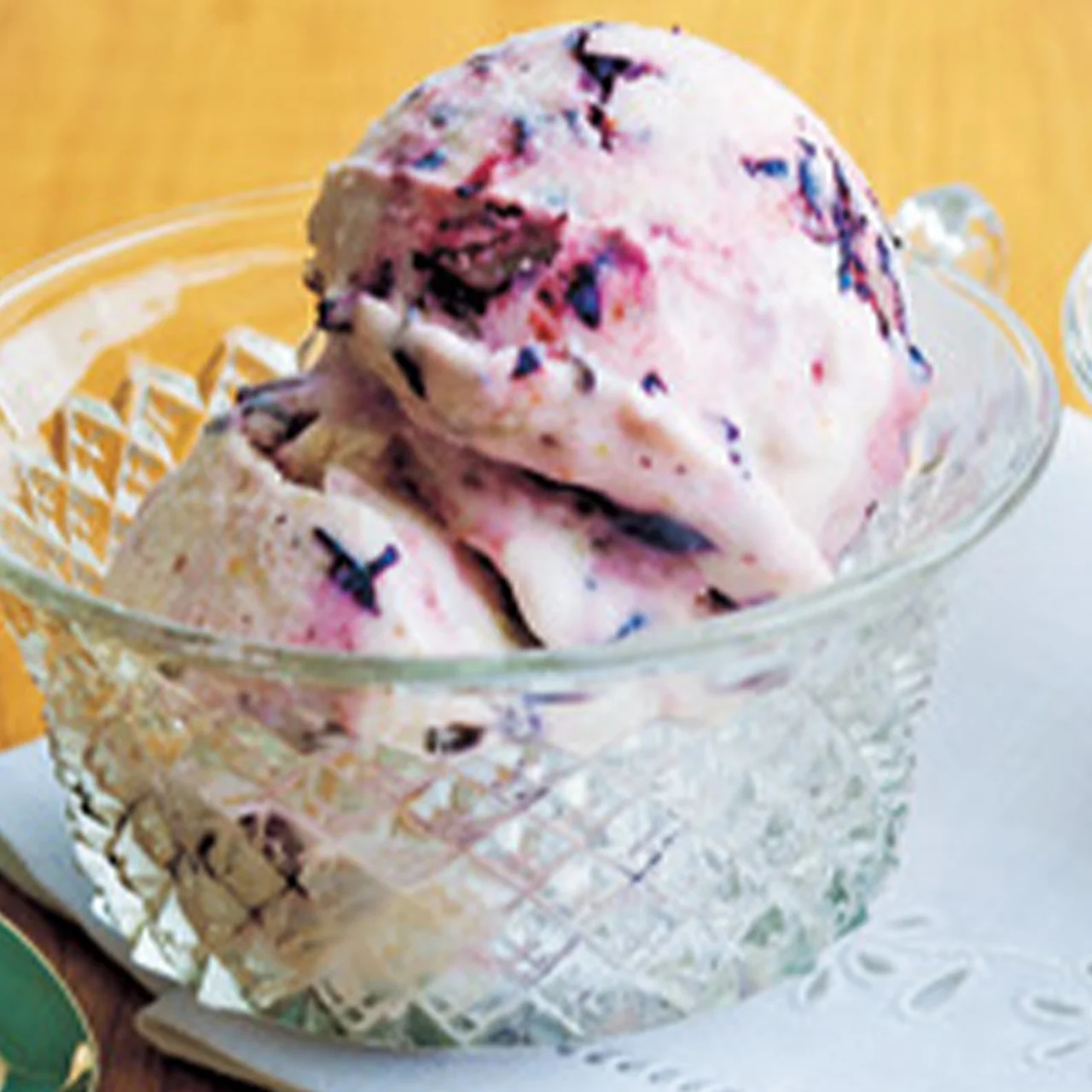 Home made ブルーベリーアイスクリーム