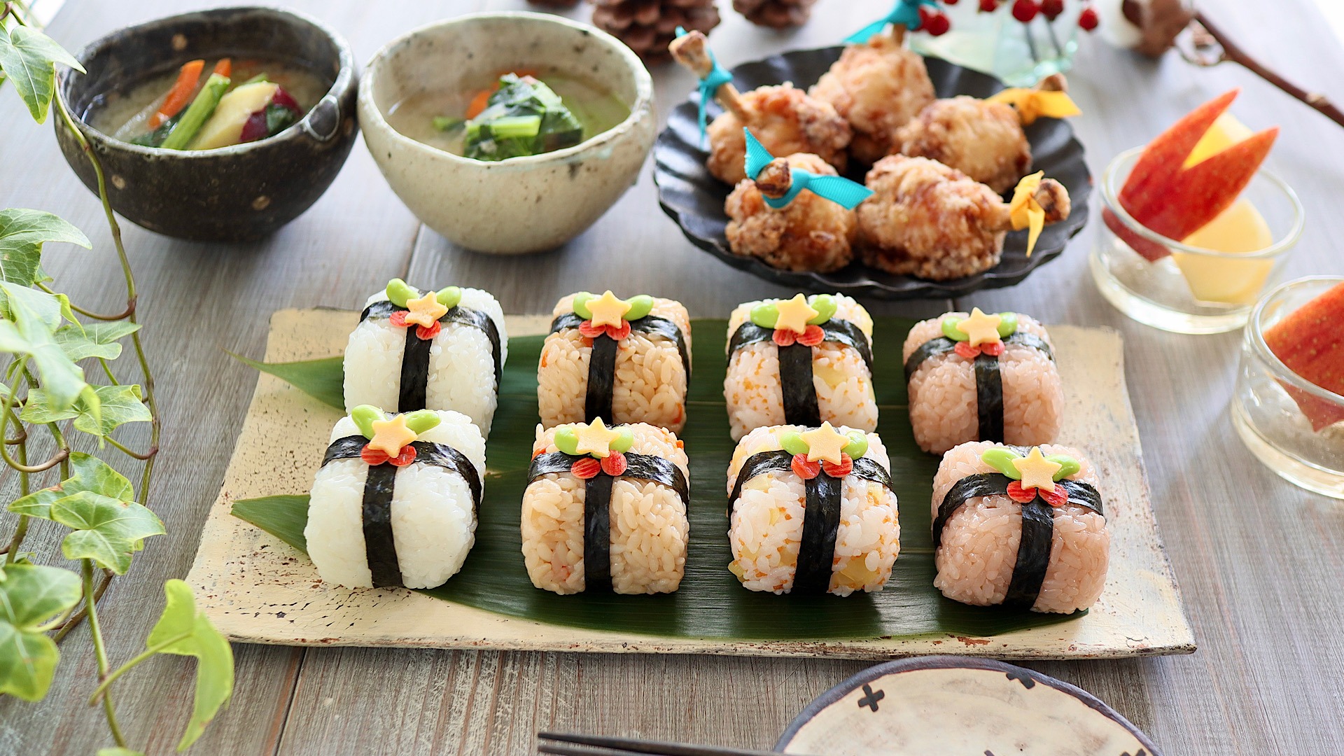 折り紙1枚で「立体的なおにぎり」折り方 3D Riceball Origami1sheet