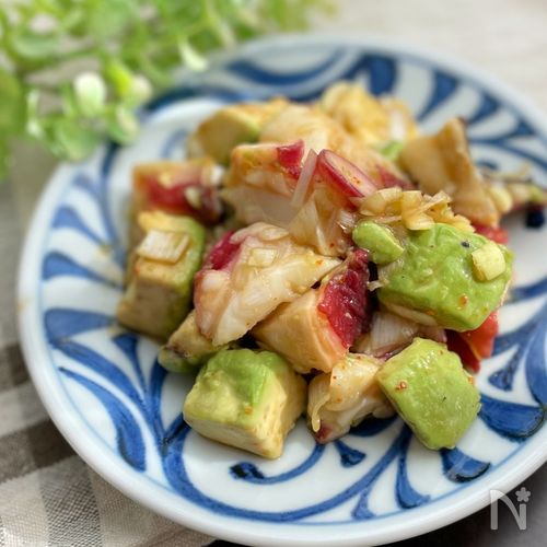 たこのねぎごま和え