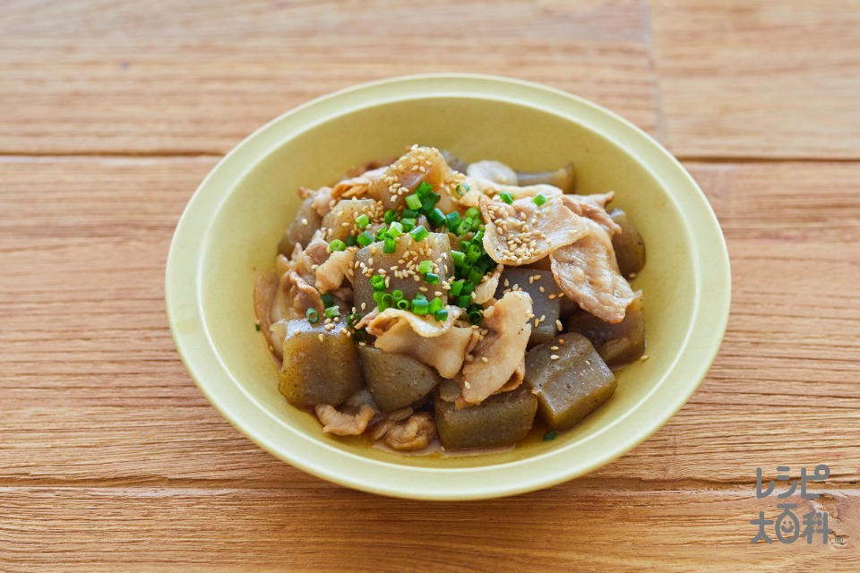 蒟蒻とゴボウと豚肉とカボチャの甘辛炒め煮☆ レシピ・作り方 by ミニー7015 - 楽天レシピ