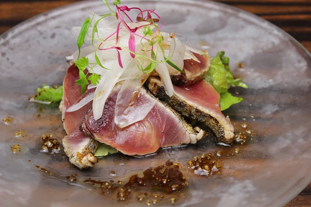 フライパンで簡単！カツオのたたき