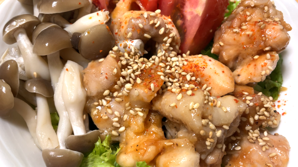 ヤンニョムチキンのイラストPENTA