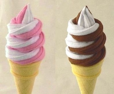 フェルトでお菓子2生クリーム作り方