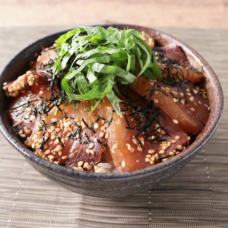 鯛のごま漬け丼