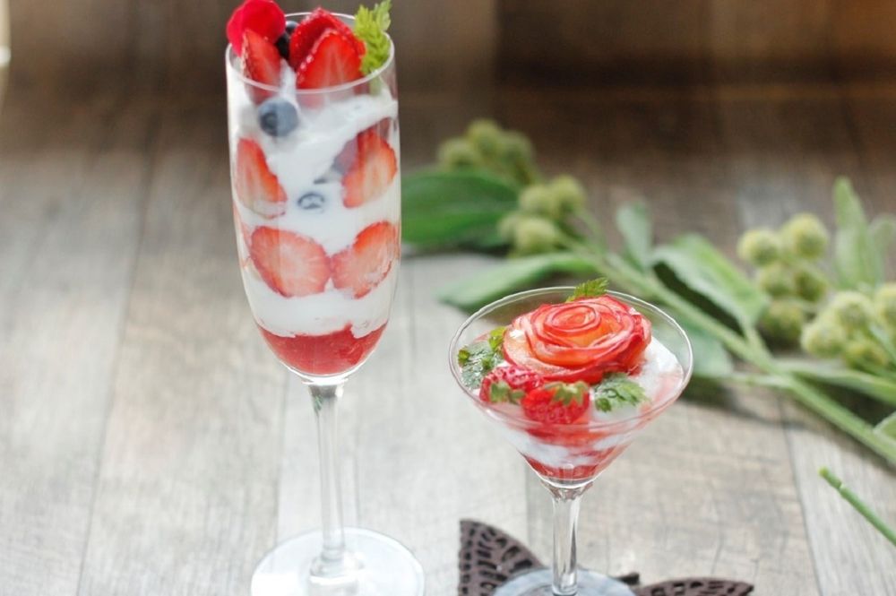 あまーい誘惑！イチゴパフェ