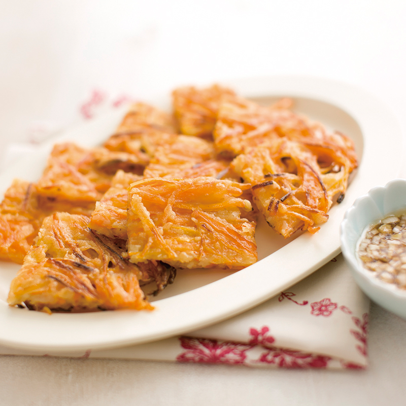 ニラたっぷりチヂミ♪