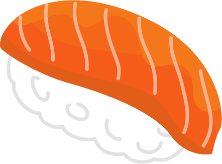 サーモンのお寿司 salmon sushiイラストお絵描きゆるいイラスト食べ物イラストお絵描き始めましたかわいいイラストゆる イラストイラスト好きな人と繋がりたいillustrationillustragramサーモンお寿司🍣すしsushi