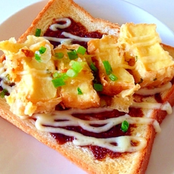 リュ·スヨン豆腐トースト 凍らせた豆腐でトースト作り