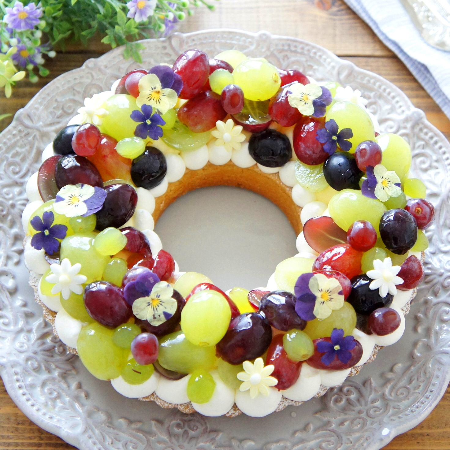 甘酸っぱい！ ぶどうマフィン