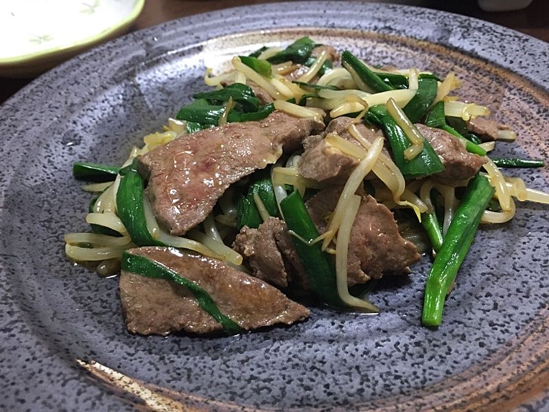 レバニラ炒め