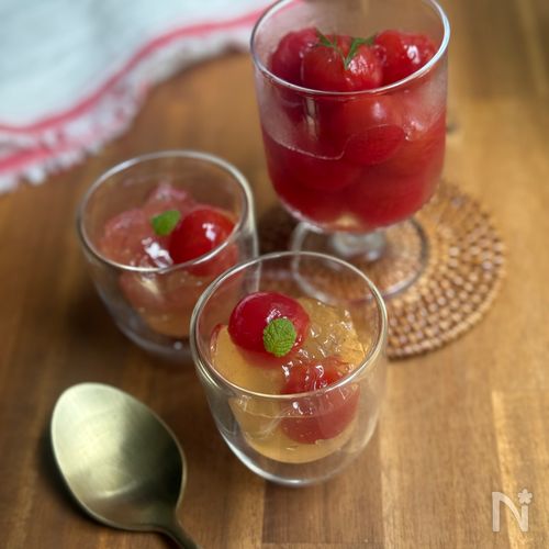 ミニトマトのみりんコンポート