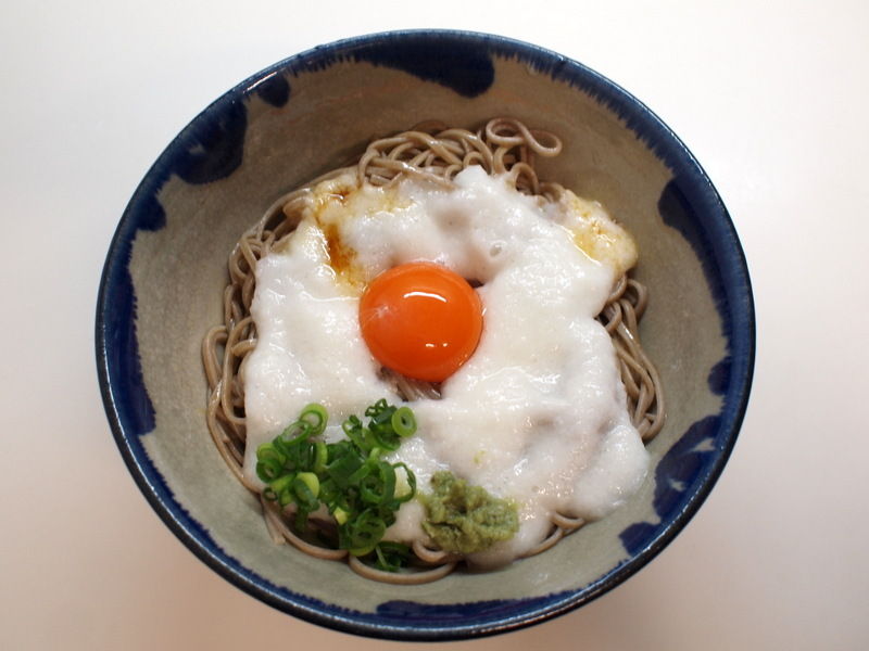 冷やし山かけそばおやじ食堂のお品書き