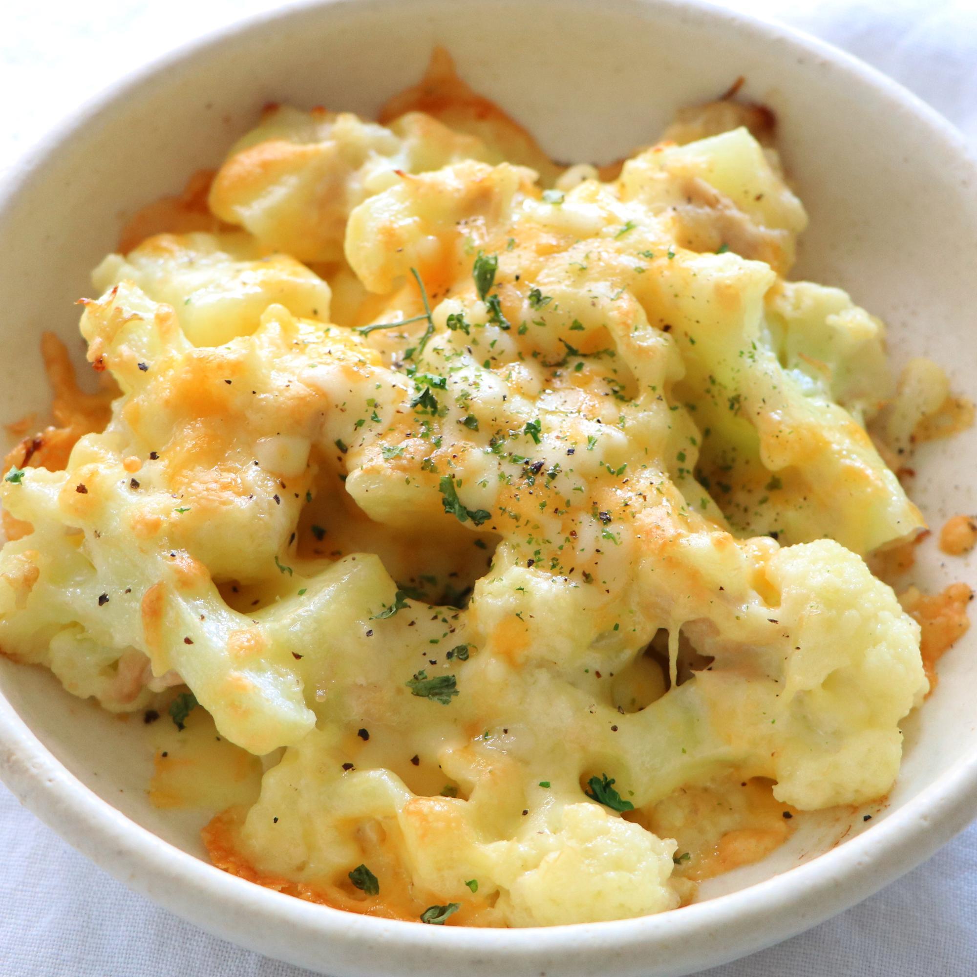 お弁当に★カリフラワーのカレーチーズ焼き