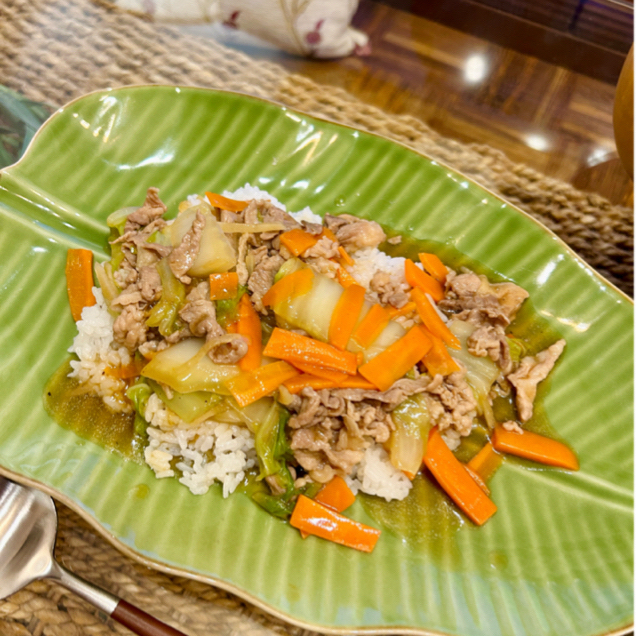 豚肉と白菜の中華あんかけ丼♡ by sachi825クックパッド簡単おいしいみんなのレシピが392万品