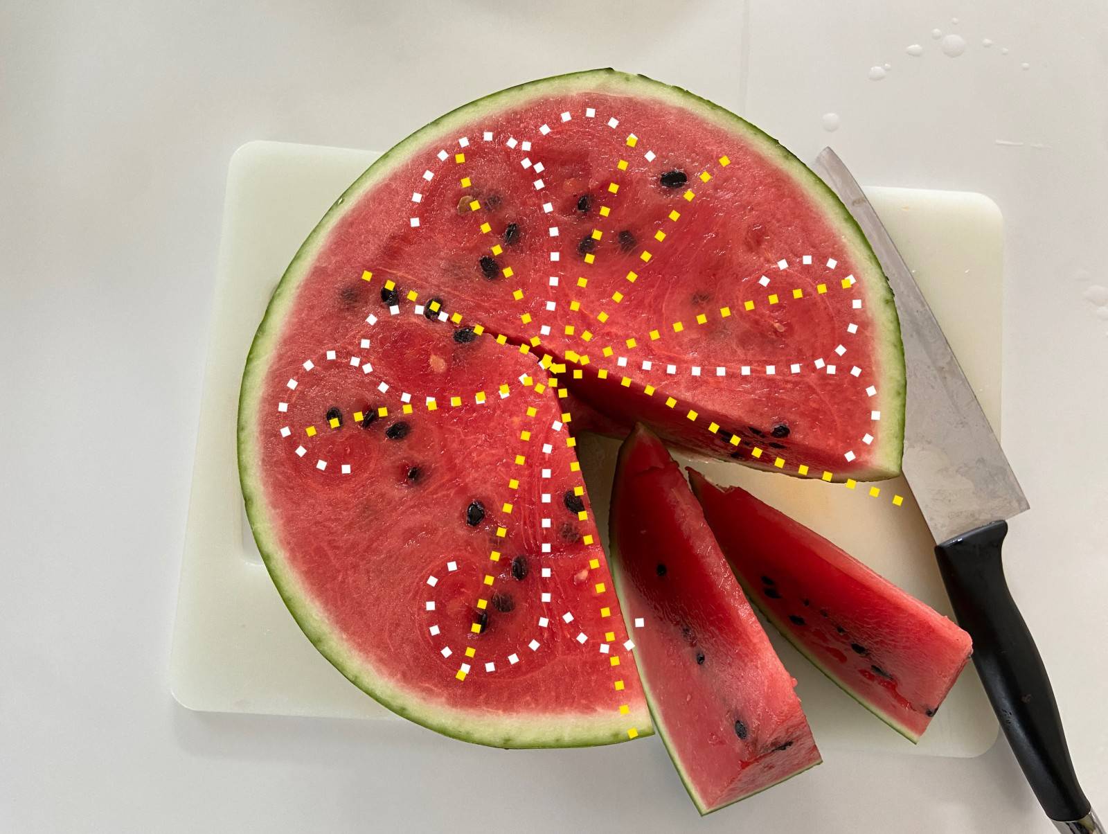 カットスイカ 断面の写真素材 - PIXTA