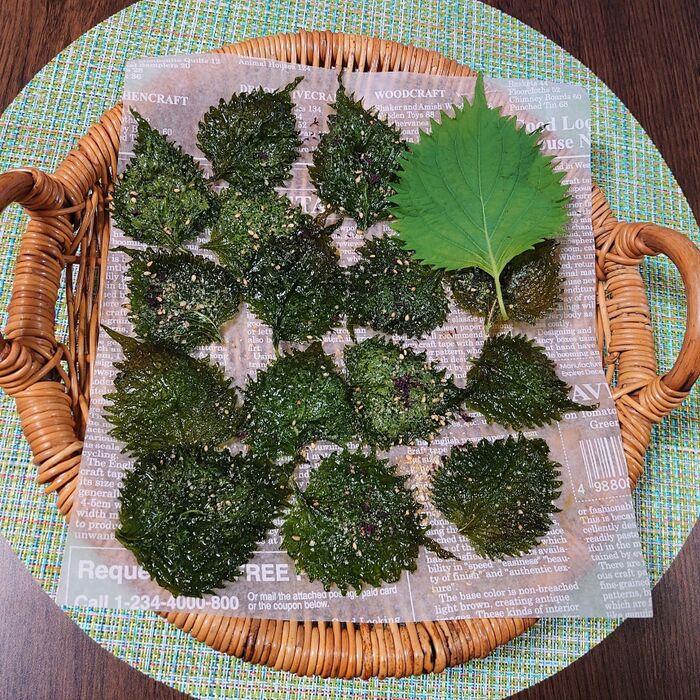 焼き赤魚のゴマ大葉のせ