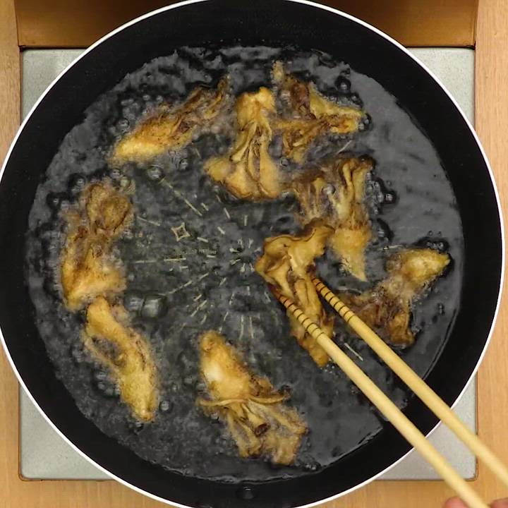 まいたけの柚子胡椒から揚げ