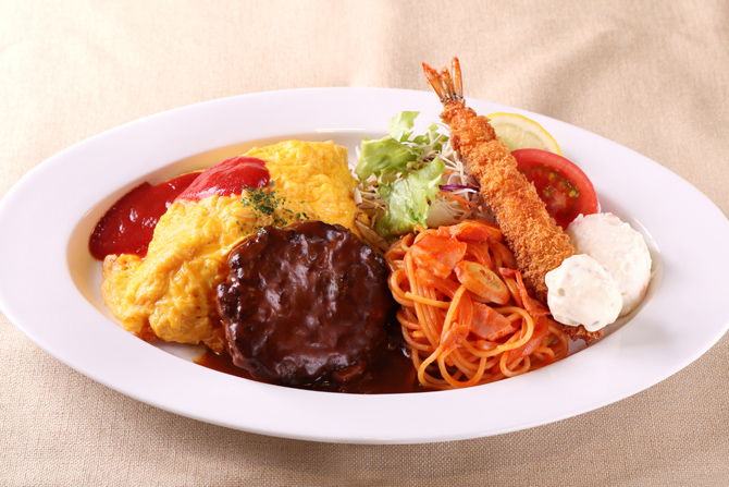 お子様ランチで祝う誕生日メニュ