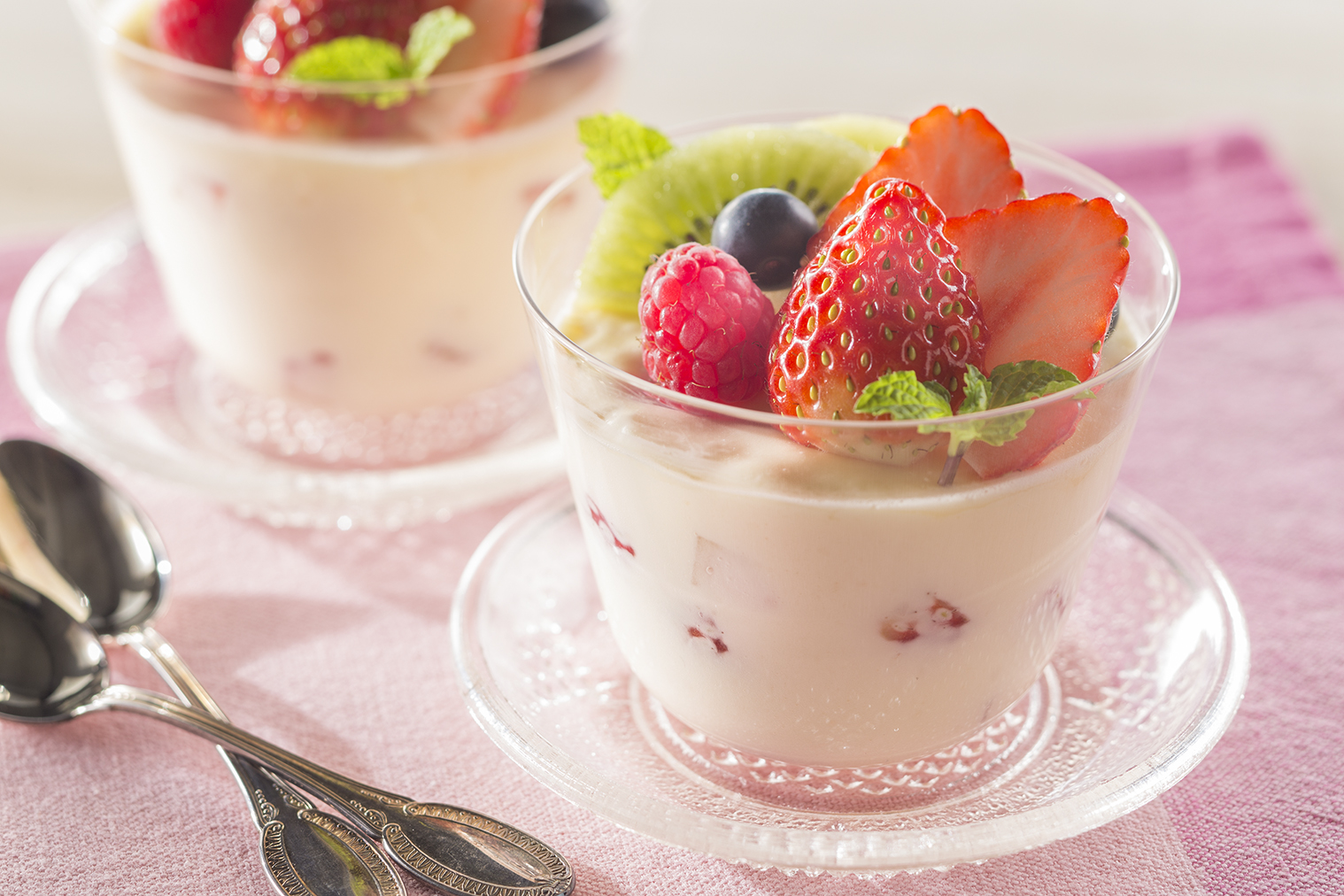 生クリーム不使用 濃厚なめらか 苺のクリームチーズババロア 桃咲マルクSnapdish スナップディッシュID:Cy5vPa