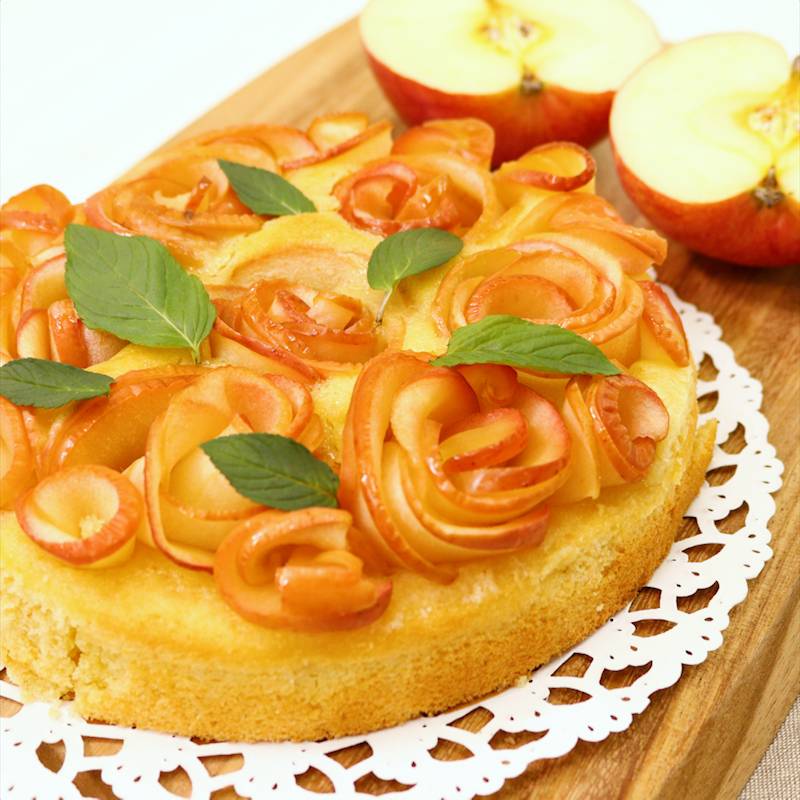 リンゴで簡単手作り！美しいバラの花のタルトレシピハルメク暮らしとお金