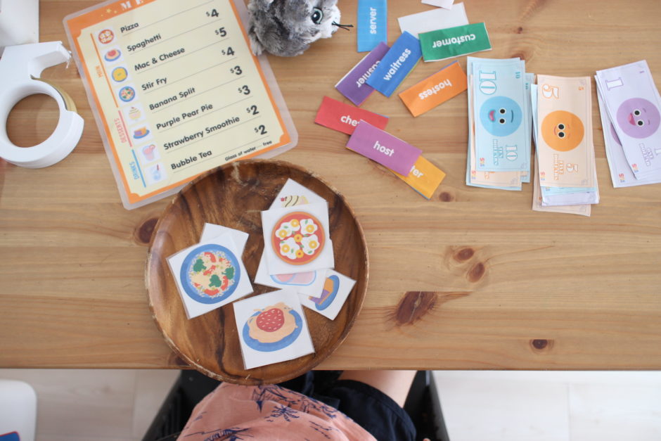 しまじろう レストランごっこセット おかたづけぶくろ付きYahoo!フリマ 旧PayPayフリマ