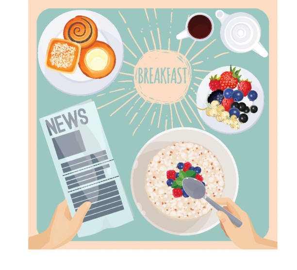 プラム・ブルー・プラム 手描き水彩画 フルーツのイラスト プラムの枝 甘い食べ物の水彩画Premiumベクトル素材