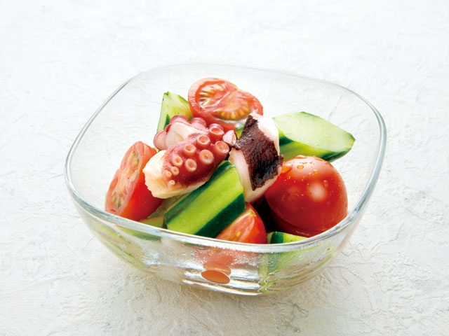 きゅうりと蒸し鶏のマスタードマリネJA宮崎経済連