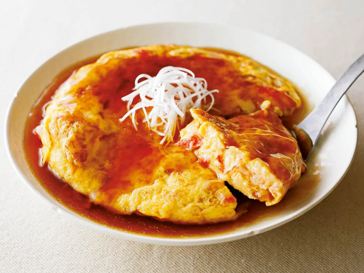 全部レンジ！かに玉風卵焼き