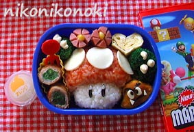 基本からアレンジまで！思わずつくりたくなる「キャラ弁 マリオ キノコ」のレシピ集クックパッド